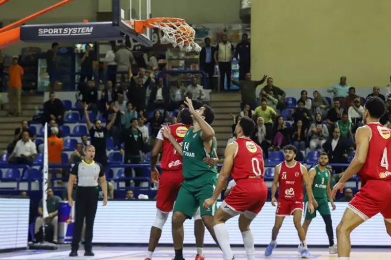 سلة الأهلي ضد الاتحاد السكندري